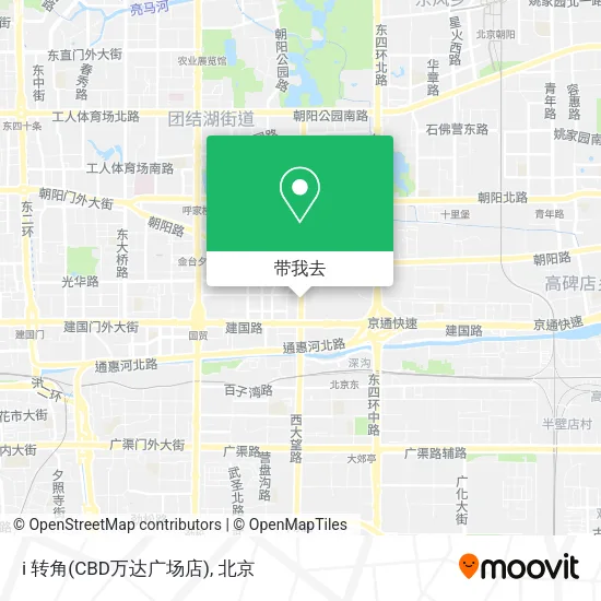 i 转角(CBD万达广场店)地图