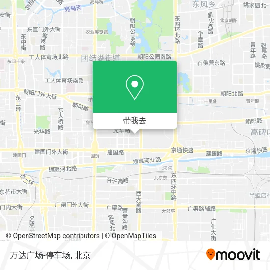 万达广场-停车场地图
