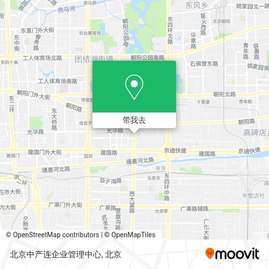 北京中产连企业管理中心地图