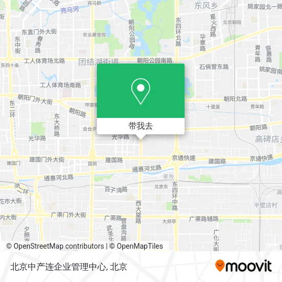 北京中产连企业管理中心地图