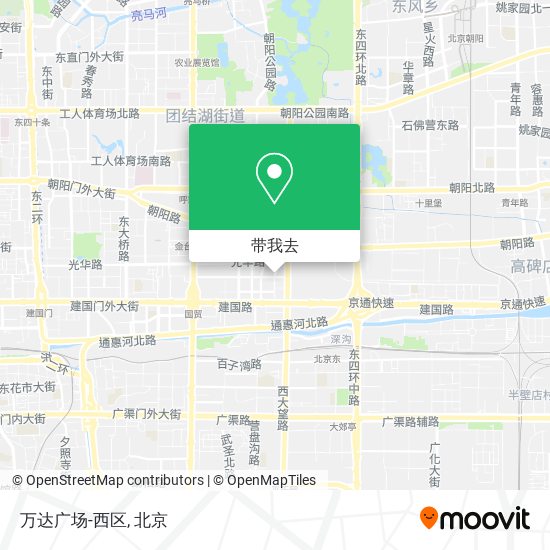 万达广场-西区地图