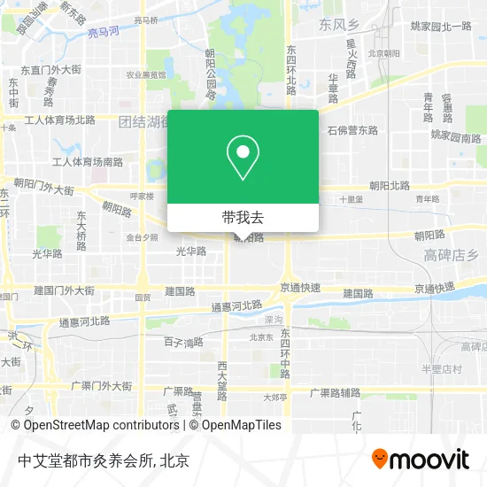 中艾堂都市灸养会所地图