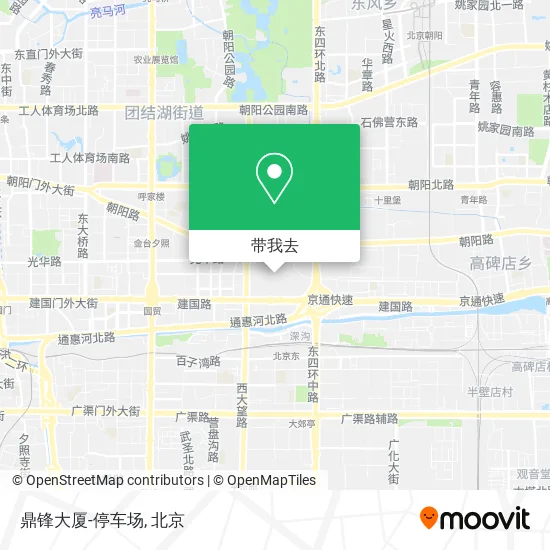 鼎锋大厦-停车场地图