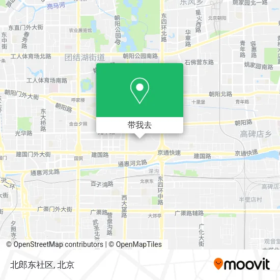 北郎东社区地图