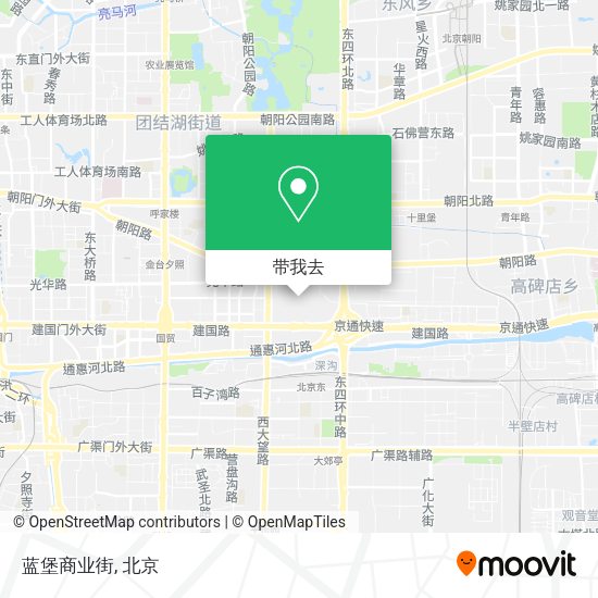 蓝堡商业街地图
