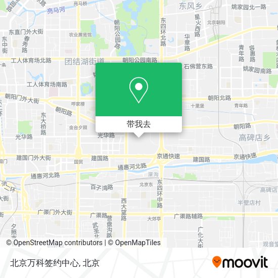 北京万科签约中心地图