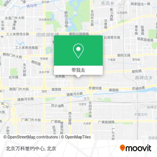 北京万科签约中心地图