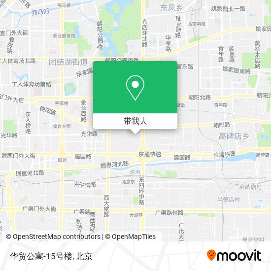 华贸公寓-15号楼地图