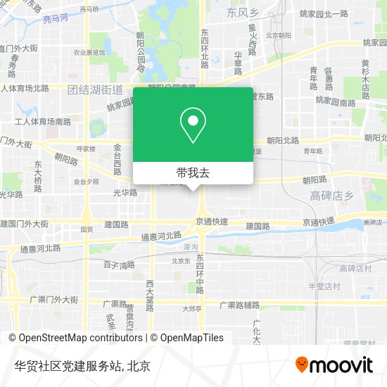 华贸社区党建服务站地图