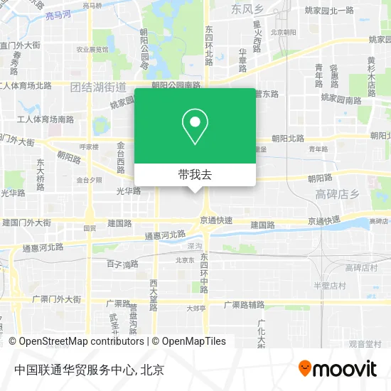 中国联通华贸服务中心地图