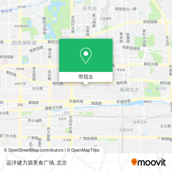 远洋健力源美食广场地图
