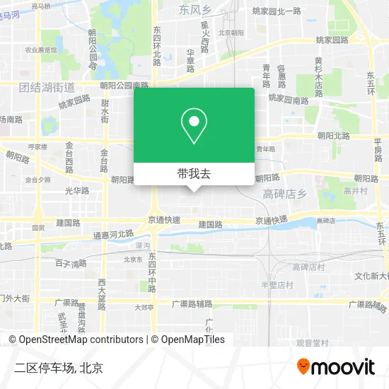 二区停车场地图
