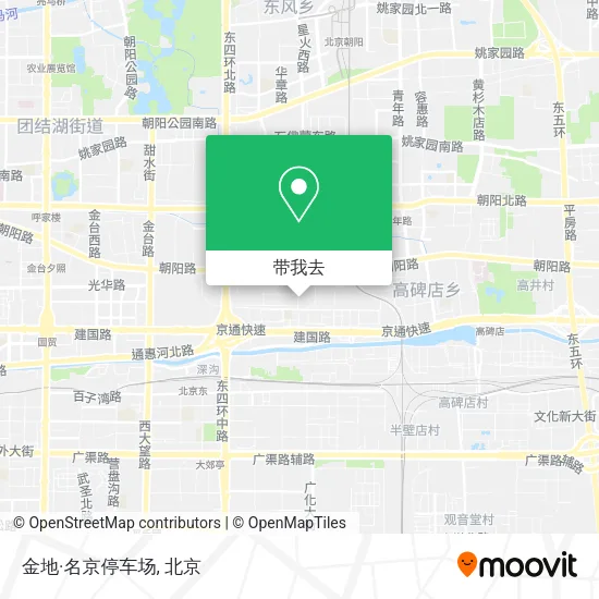 金地·名京停车场地图