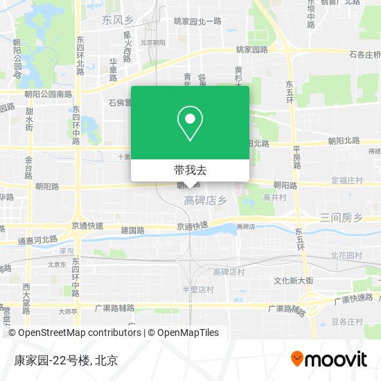 康家园-22号楼地图
