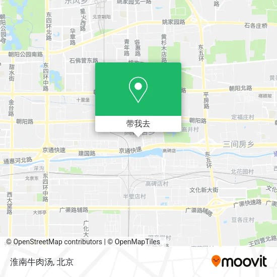 淮南牛肉汤地图