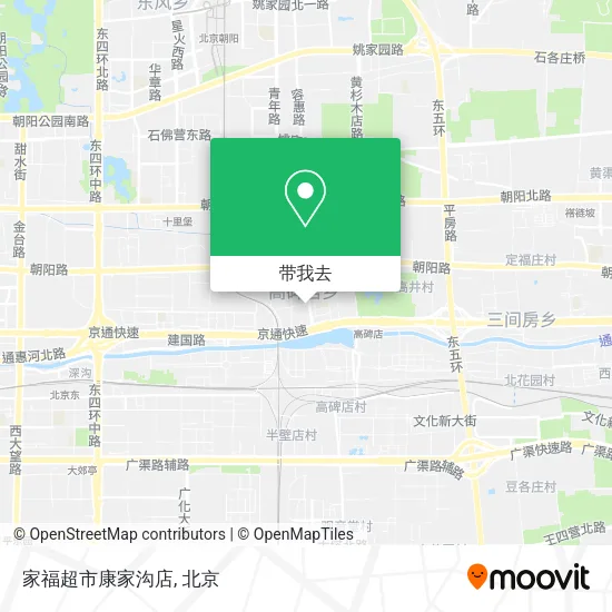 家福超市康家沟店地图