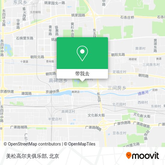 美松高尔夫俱乐部地图