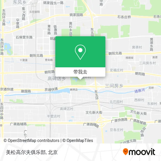 美松高尔夫俱乐部地图