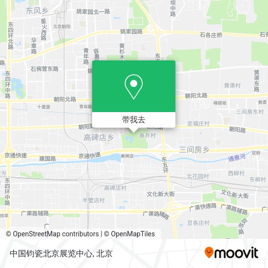 中国钧瓷北京展览中心地图