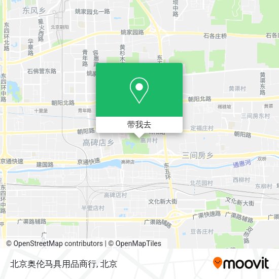 北京奥伦马具用品商行地图