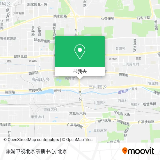 旅游卫视北京演播中心地图