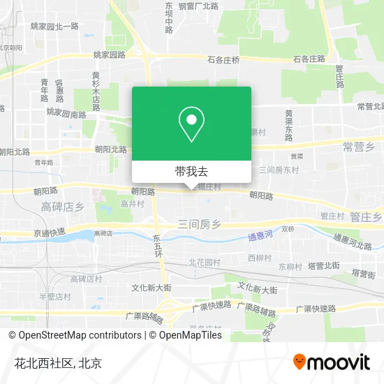 花北西社区地图