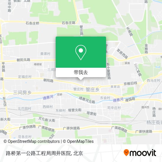 路桥第一公路工程局周井医院地图