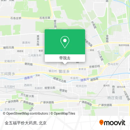 金五福平价大药房地图