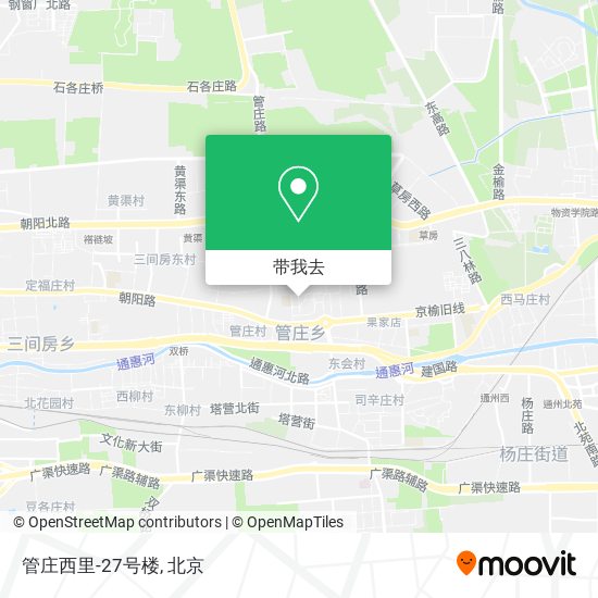管庄西里-27号楼地图