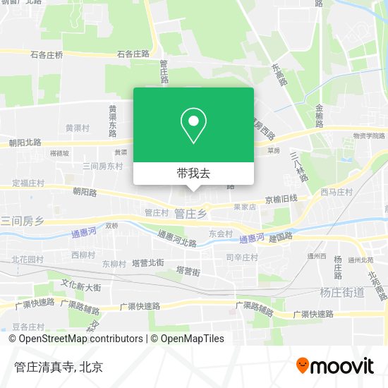 管庄清真寺地图