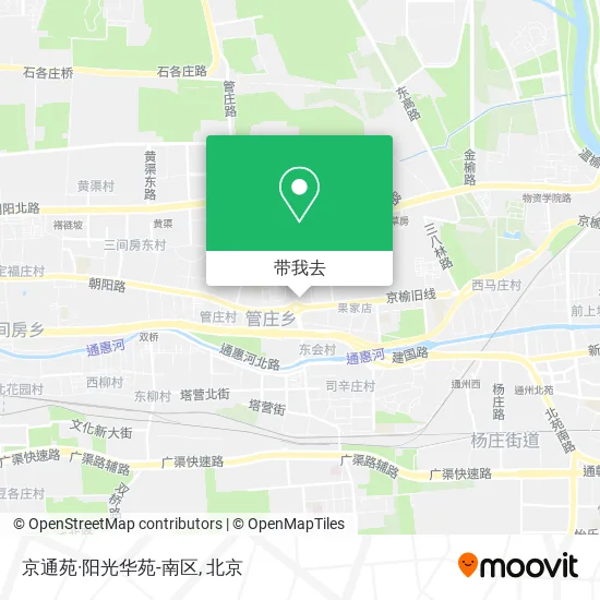 京通苑·阳光华苑-南区地图