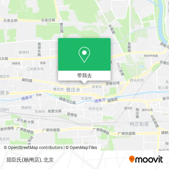 屈臣氏(杨闸店)地图