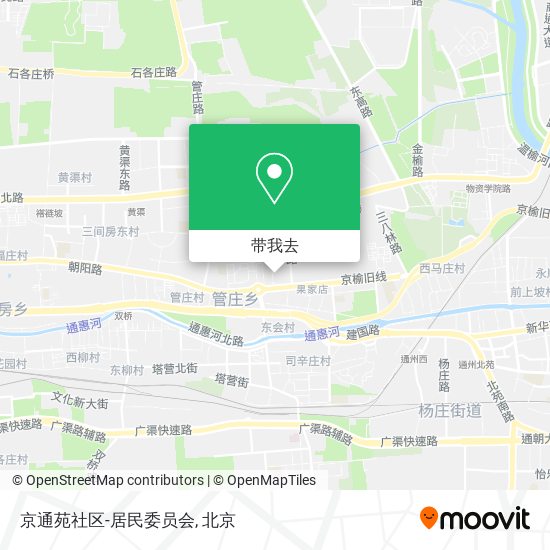 京通苑社区-居民委员会地图