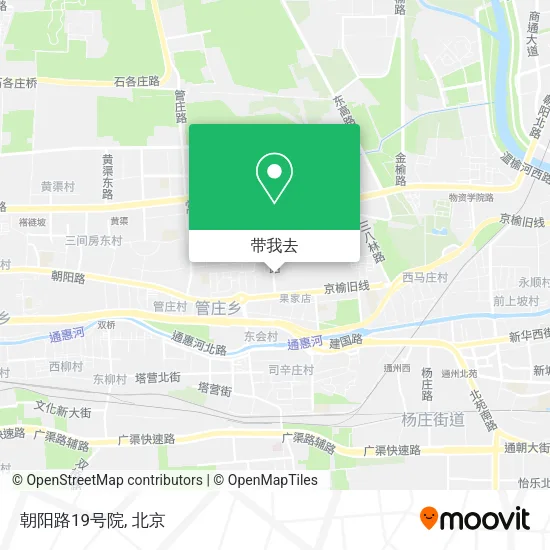 朝阳路19号院地图