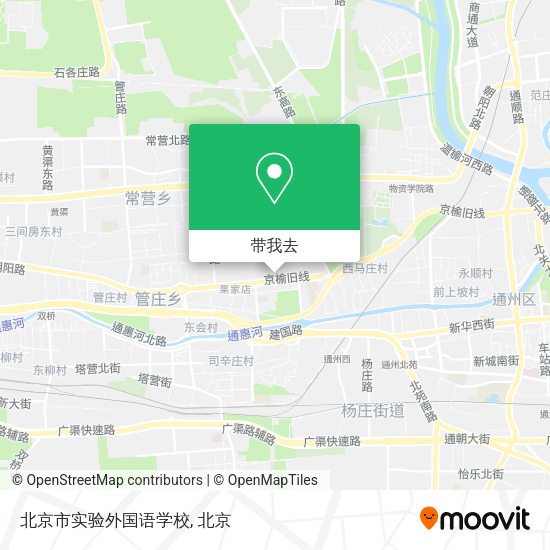 北京市实验外国语学校地图