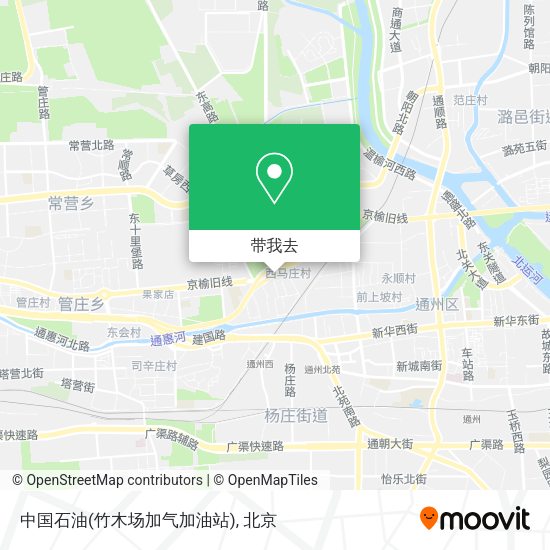 中国石油(竹木场加气加油站)地图