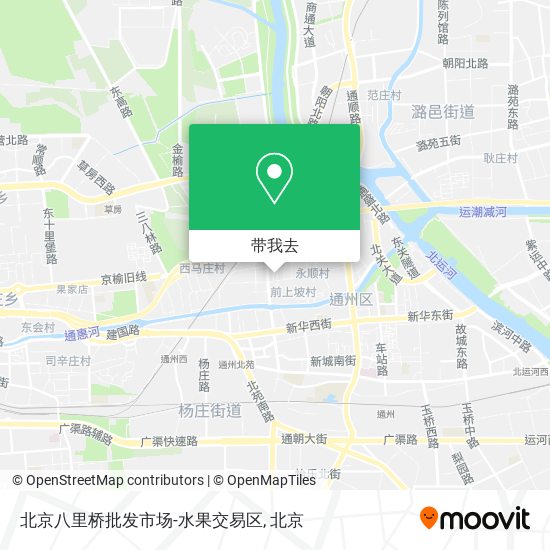 北京八里桥批发市场-水果交易区地图