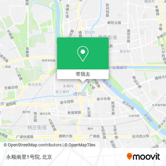 永顺南里1号院地图
