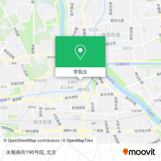 永顺南街190号院地图