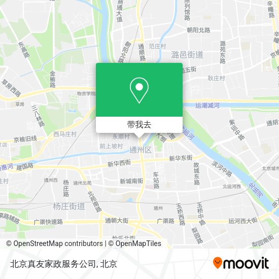 北京真友家政服务公司地图