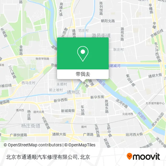 北京市通通顺汽车修理有限公司地图
