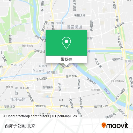 西海子公园地图