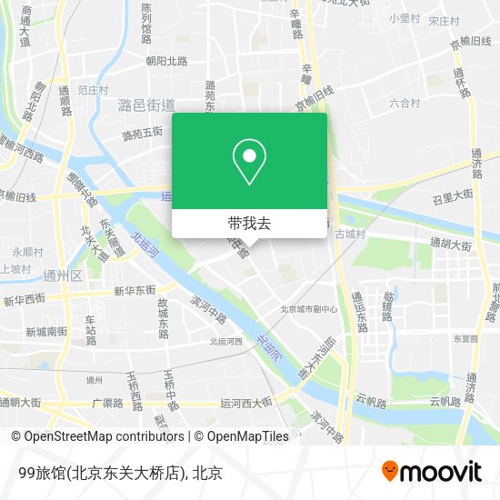 99旅馆(北京东关大桥店)地图