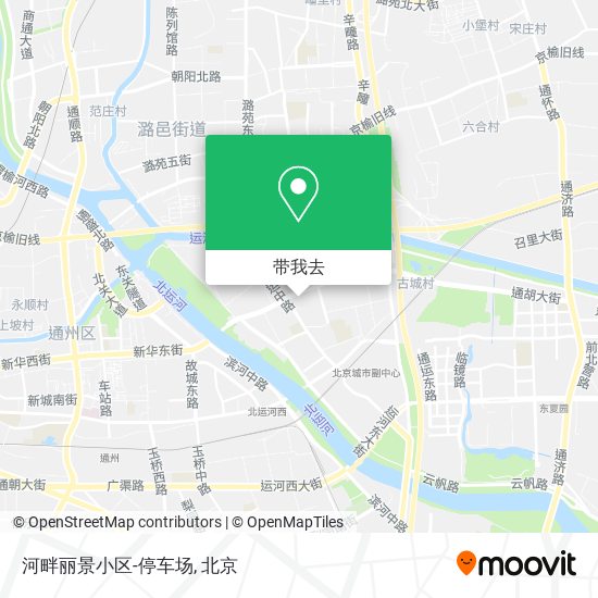 河畔丽景小区-停车场地图