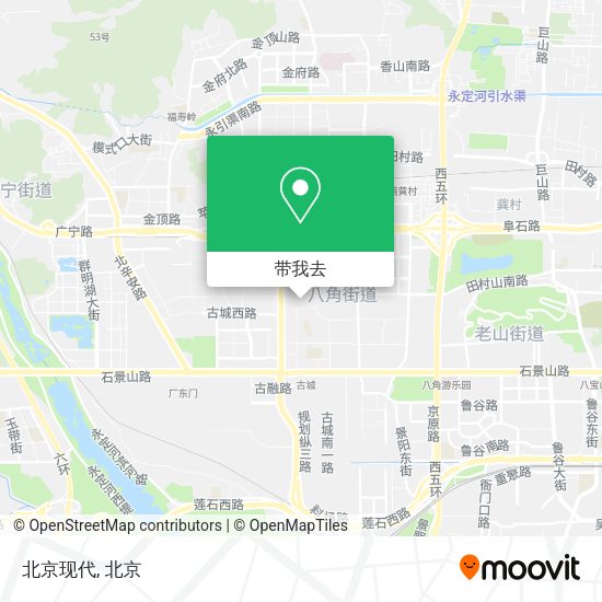 北京现代地图