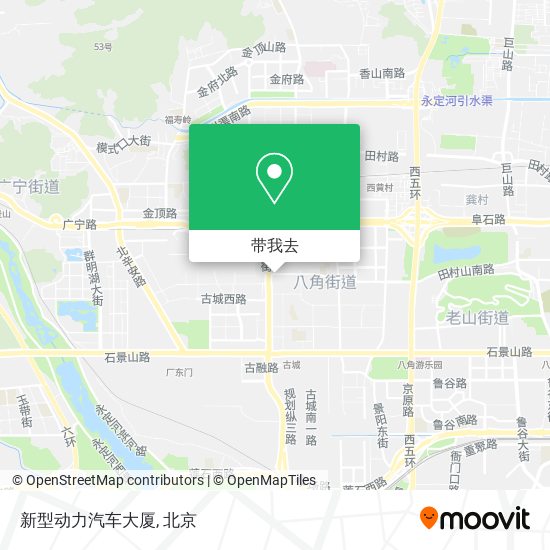 新型动力汽车大厦地图