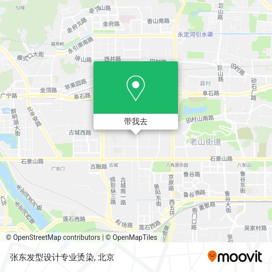 张东发型设计专业烫染地图