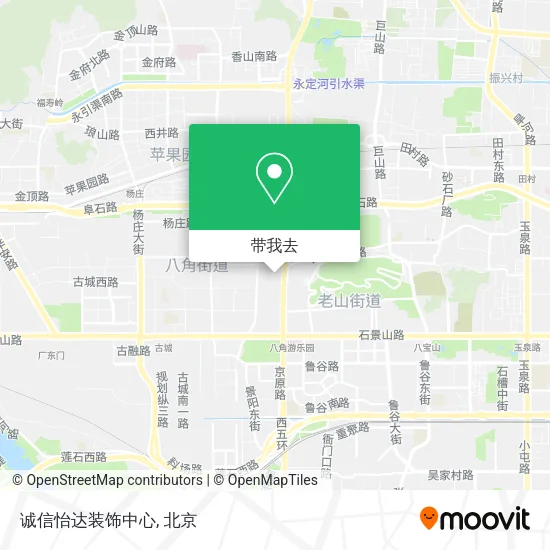 诚信怡达装饰中心地图