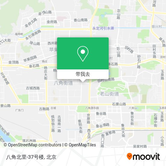 八角北里-37号楼地图