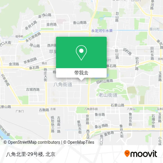 八角北里-29号楼地图